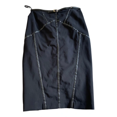 ELISABETTA FRANCHI Pre-owned Mid-length Skirt In Black