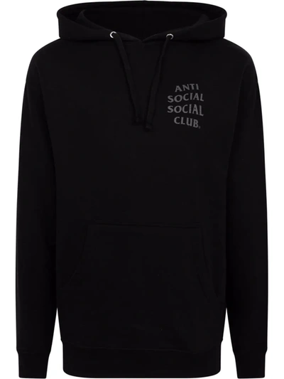 Shop Anti Social Social Club Hell O Rose "black" Hoodie