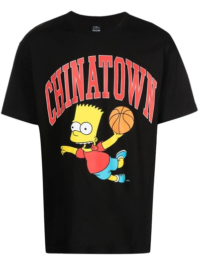 Shop Market X The Simpsons Air Bart Arc T-shirt In Black