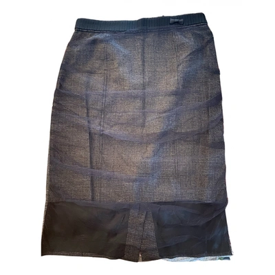 Pre-owned La Perla Wool Mid-length Skirt In Grey