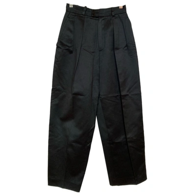 Pre-owned Saint Laurent Carot Pants In Black