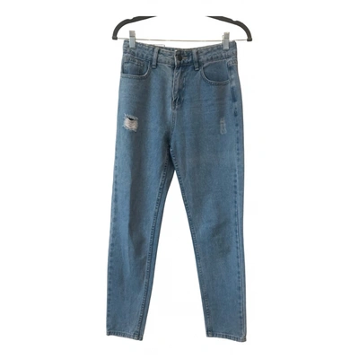 Pre-owned Brave Soul Straight Jeans In Blue