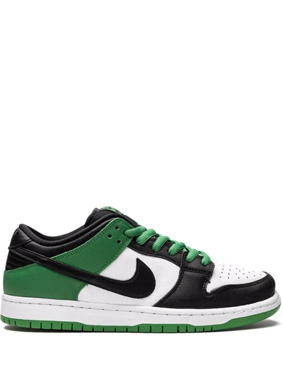Shop Nike Dunk Low Pro Sb "classic Green" Sneakers In Black