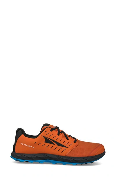 Shop Altra Superior 5 Trail Running Shoe In Orange/ Black