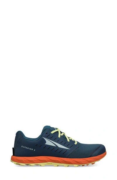Shop Altra Superior 5 Trail Running Shoe In Blue/ Orange