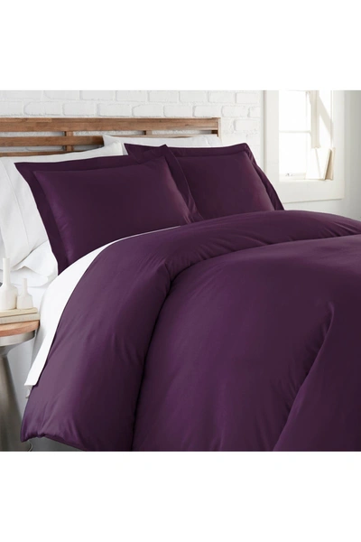Shop Southshore Fine Linens Ultra-soft Microfiber Duvet Cover Set In Purple
