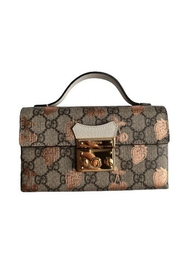 Gucci Padlock Shoulder Bag GG Supreme Strawberry Print Beige/Ebony/Metallic  Cherry in Canvas with Gold-tone - US
