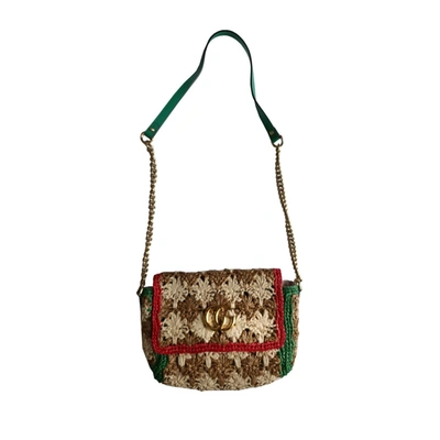Gucci Gg Marmont Flower Crochet Bag In Multicolor