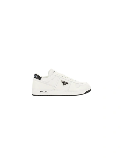 Shop Prada White Other Materials Sneakers