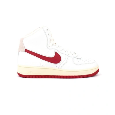 Shop Nike Women's Air Force 1 High Sculpt (gym Red) In White