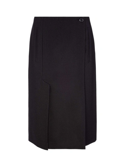 Shop Prada Black Other Materials Skirt