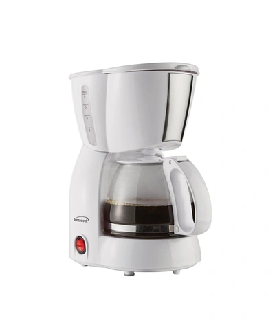 Shop Brentwood Appliances 213w 4 Cup Coffee Maker In White