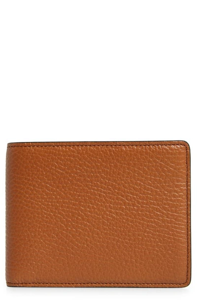 Shop Bosca Monfrinti Leather Wallet In Nut