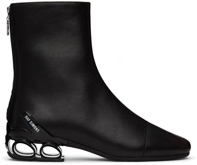 Shop Raf Simons Black Cycloid Boots In Black0003