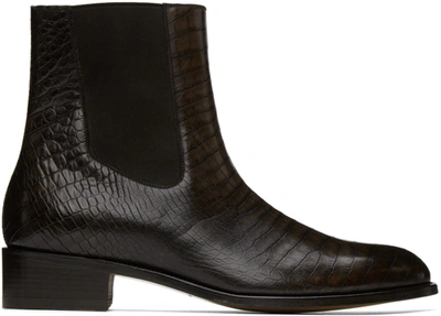 Tom ford hot sale alligator boots