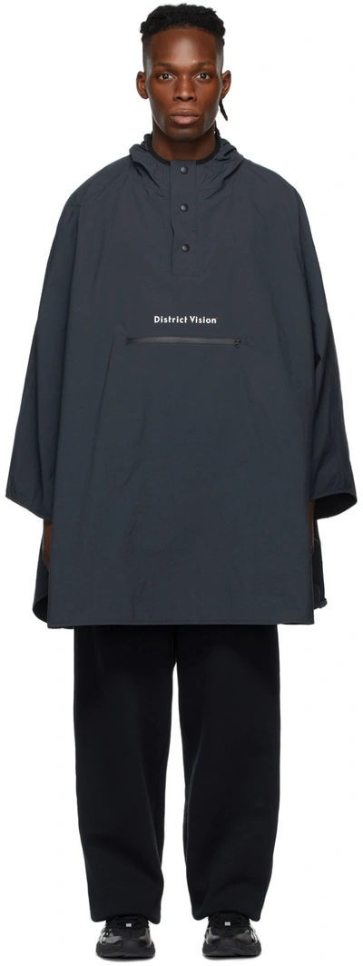 Shop District Vision Navy Andy Packable Poncho