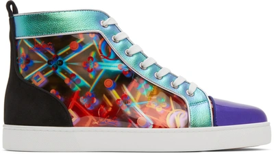 Shop Christian Louboutin Multicolor Disco Louis Orlato High-top Sneakers In Cma3 Version Multi