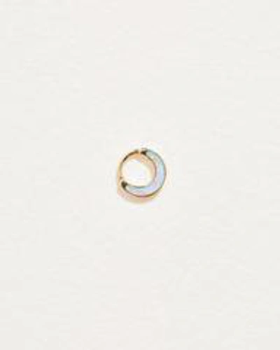 Pamela Love Piercing 6mm Inlay Clicker In Gold/blue