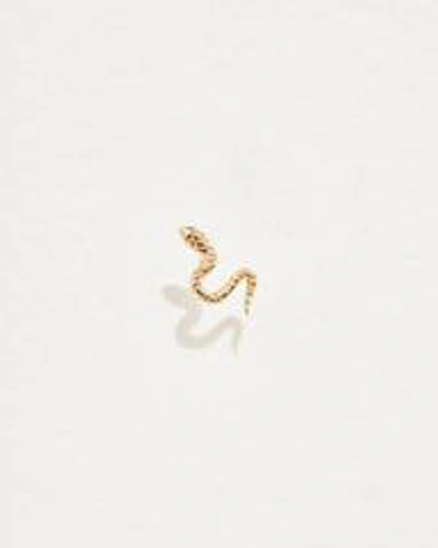Pamela Love Piercing Serpent Stud In Gold