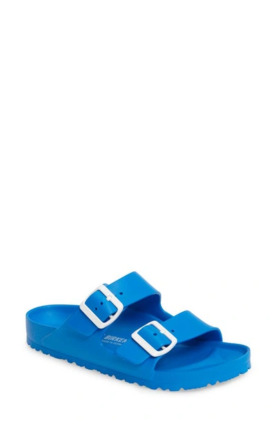 Shop Birkenstock Essentials Arizona Waterproof Slide Sandal In Scuba Blue