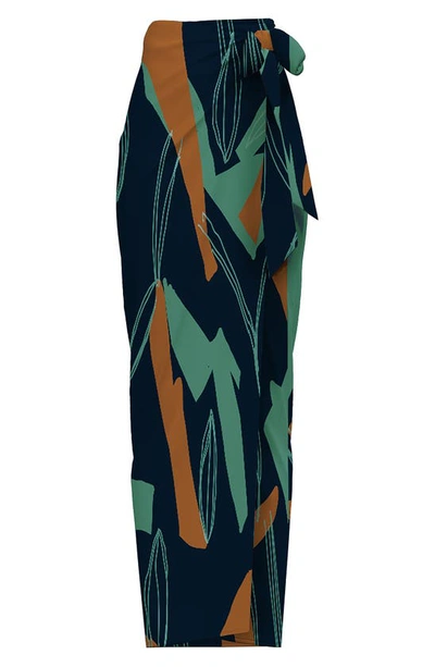 Diarrablu Seur Wrap Skirt In Navy