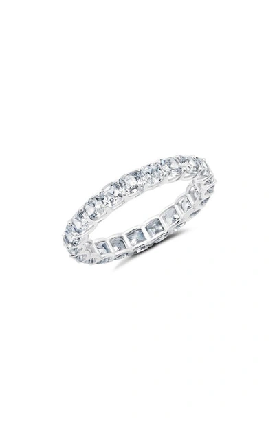 Shop Crislu Cubic Zirconia Eternity Ring In Platinum