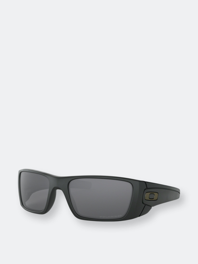 Shop Oakley Men's Polarized Fuel Cell 0oo9096-90960560 Black Rectangle Sunglasses