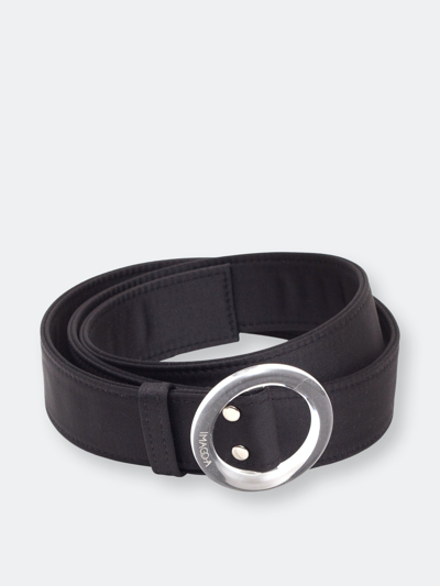 Shop Imago-a Nº46 Lucite Buckle Belt In Black