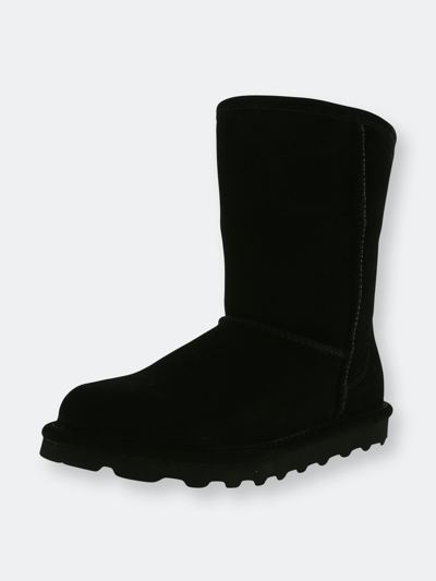 Shop Bearpaw Women's Elle Short Ii Mid-calf Suede Boot In Black