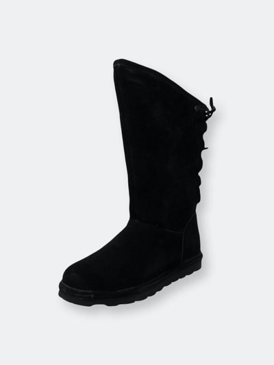 Shop Bearpaw Women's Phylly Mid-calf Suede Boot In Black