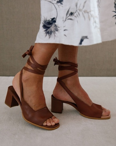 Shop Alohas Lille Brown Sandals