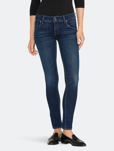 Shop Hudson Jeans Collin Mid-rise Skinny Jean In Blue