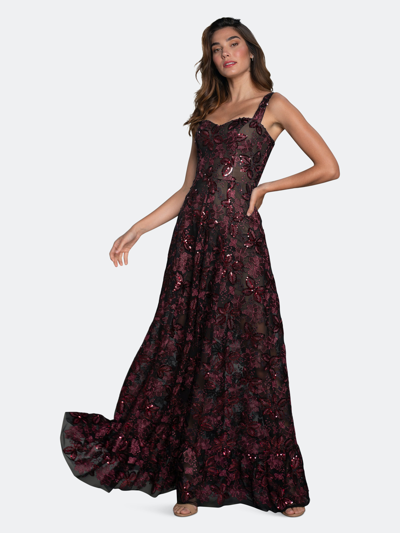 Shop Dress The Population Anable Dress In Brown