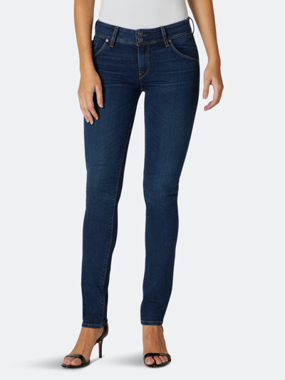 Shop Hudson Jeans Collin Mid-rise Skinny Supermodel Jean In Blue