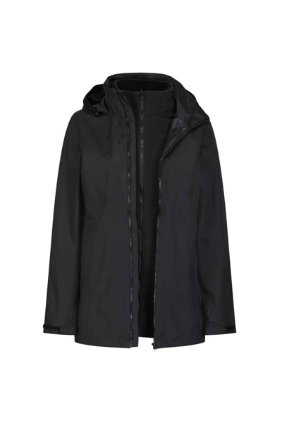Shop Regatta Womens/ladies Classic Waterproof Padded Jacket (black)