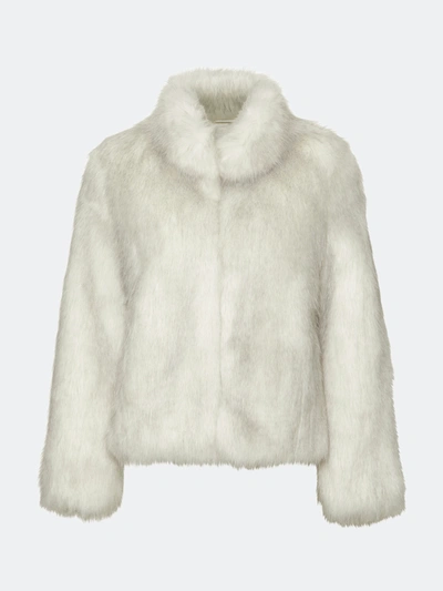 Shop Unreal Fur Fur Delish Jacket In Swiss White