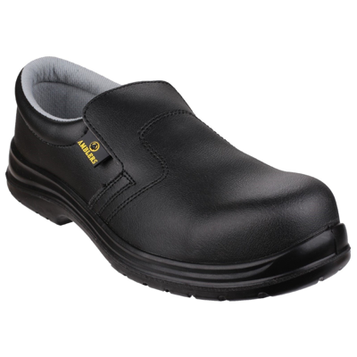 Shop Amblers Safety Fs661 Unisex Slip On Safety Shoes In Black