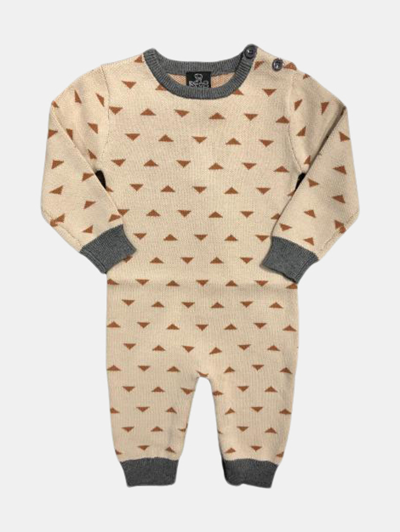 Shop Bear Camp Jax Sweater Romper In Brown