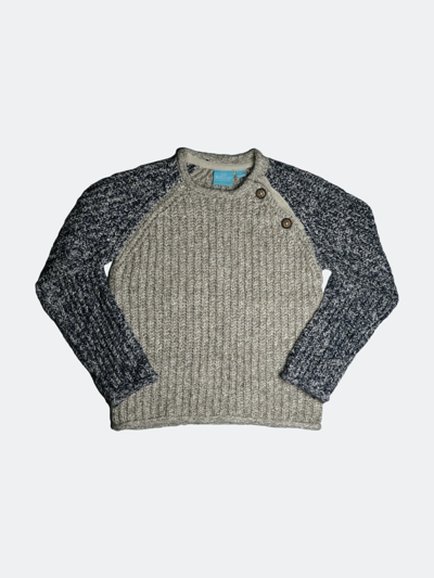 Shop Bear Camp Dave Raglan Sweater Baby In Grey