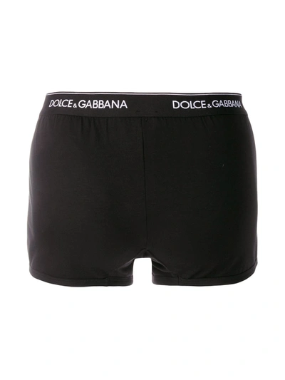 Shop Dolce & Gabbana Bi-pack Boxers In Black
