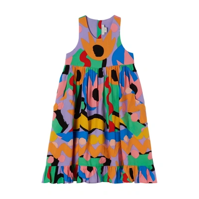 Shop Stella Mccartney Printed Dress In Multicolor