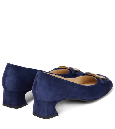 Shop Tod's Catena 35 Suede Pumps In 0