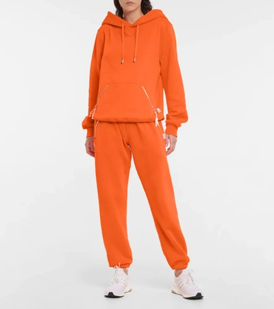 Shop Adam Selman Sport Zip-detail Sweatpants In Hazard