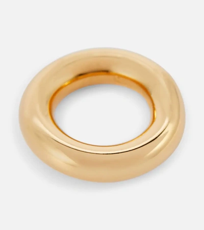 Shop Jil Sander Sterling Silver Ring In Gold