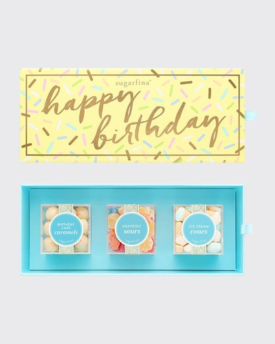 Shop Sugarfina Happy Birthday 3-piece Candy Bento Box
