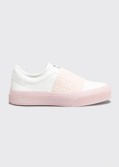 Shop Givenchy City Sport Sneakers In Whitepink