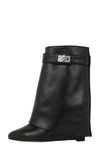 Givenchy Shark-tooth Pant-leg  Bootie (women) In Black Leather