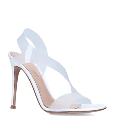 Shop Gianvito Rossi Metropolis Sandals 105 In White