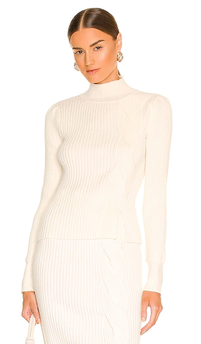 Shop Bcbgeneration Sweater Top In Ivory