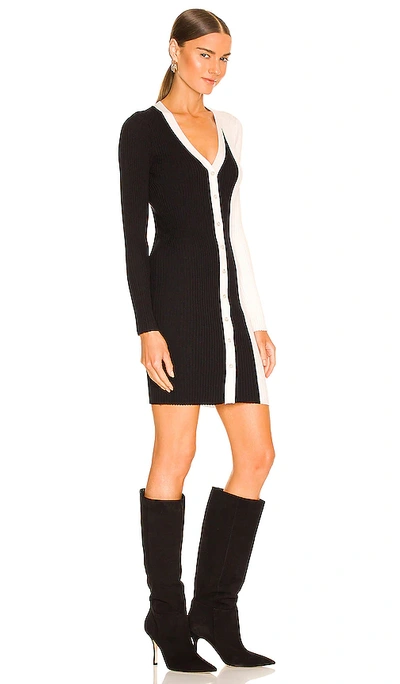 Shop Bcbgeneration Colorblock Sweater Dress In Black